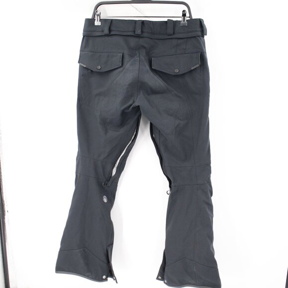 Volcom ski Pants Men's Small Articulated Snow snowboard Pockets Black 15k vented - Picture 5 of 16